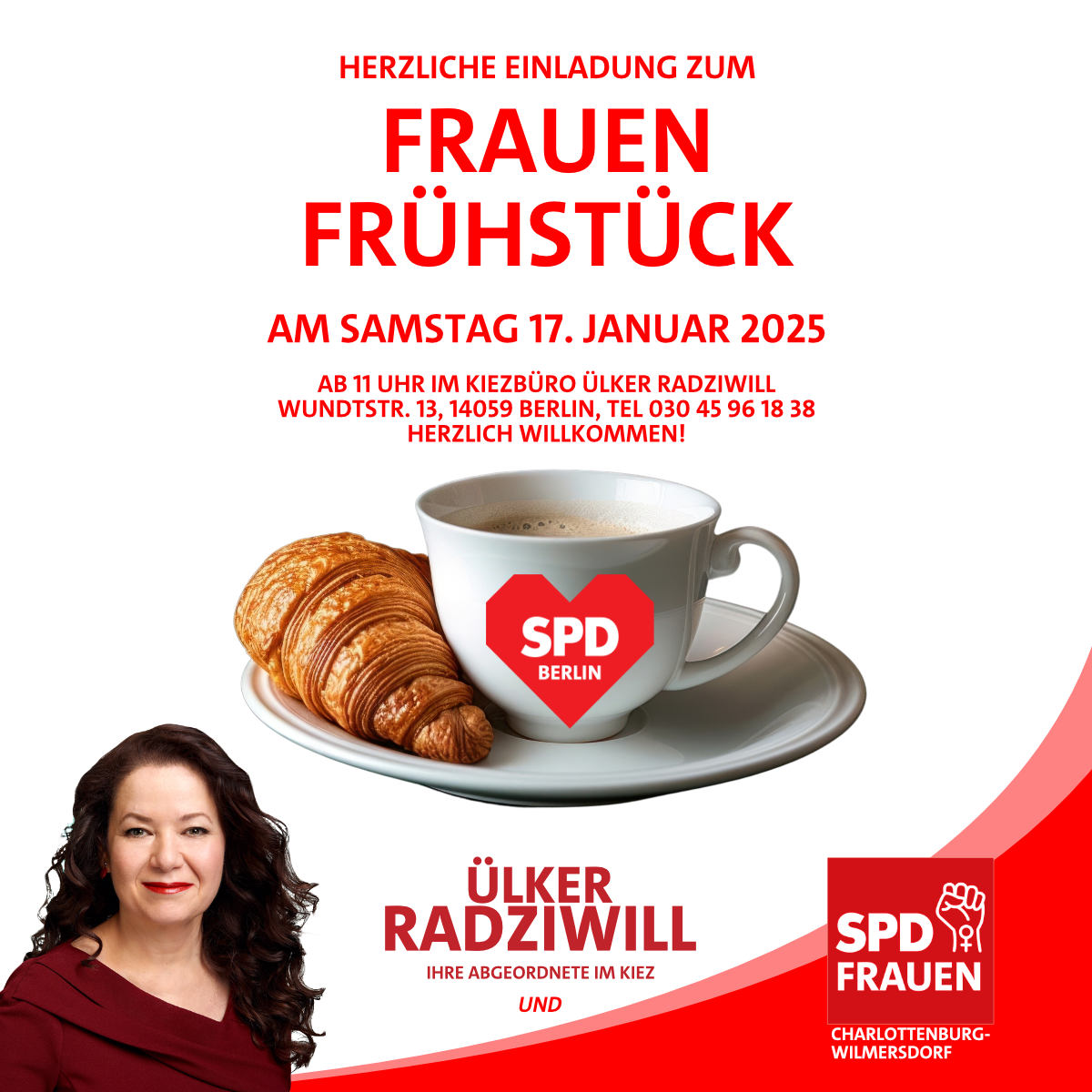 Frauenfrühstück im Kiezbüro Radziwill SPD 