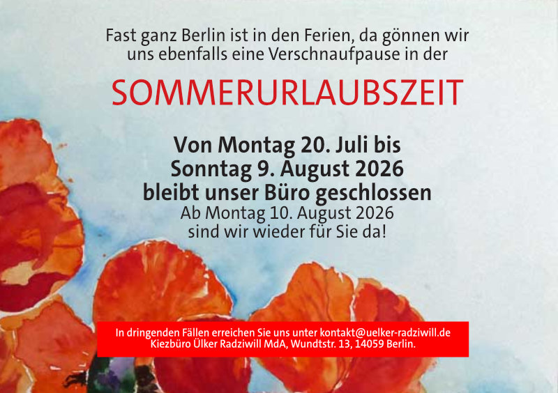 Sommerurlaubszeit